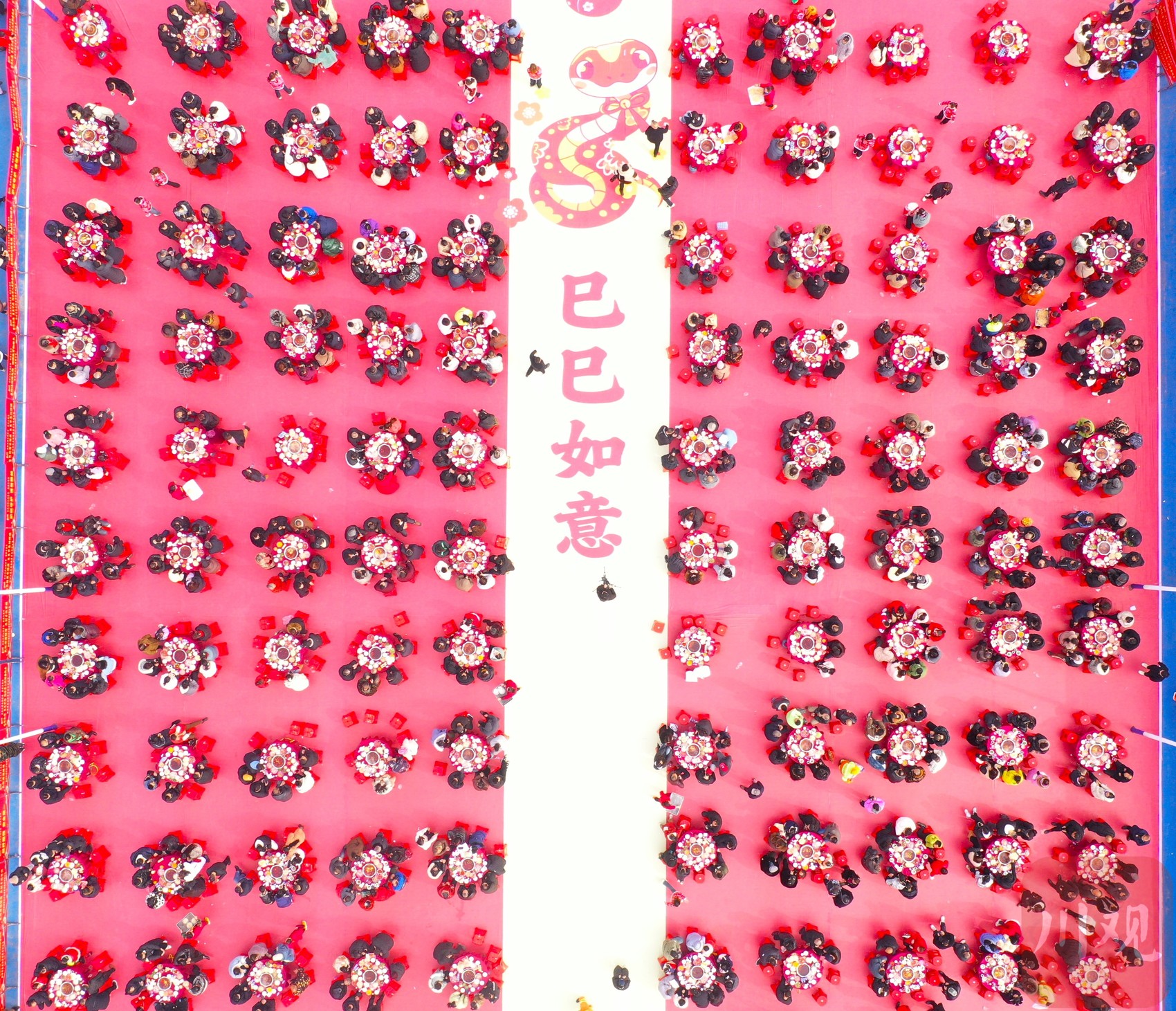 C视频｜开席啦！千人共享火锅宴来射洪沱牌镇感受新春乡土情(图5)
